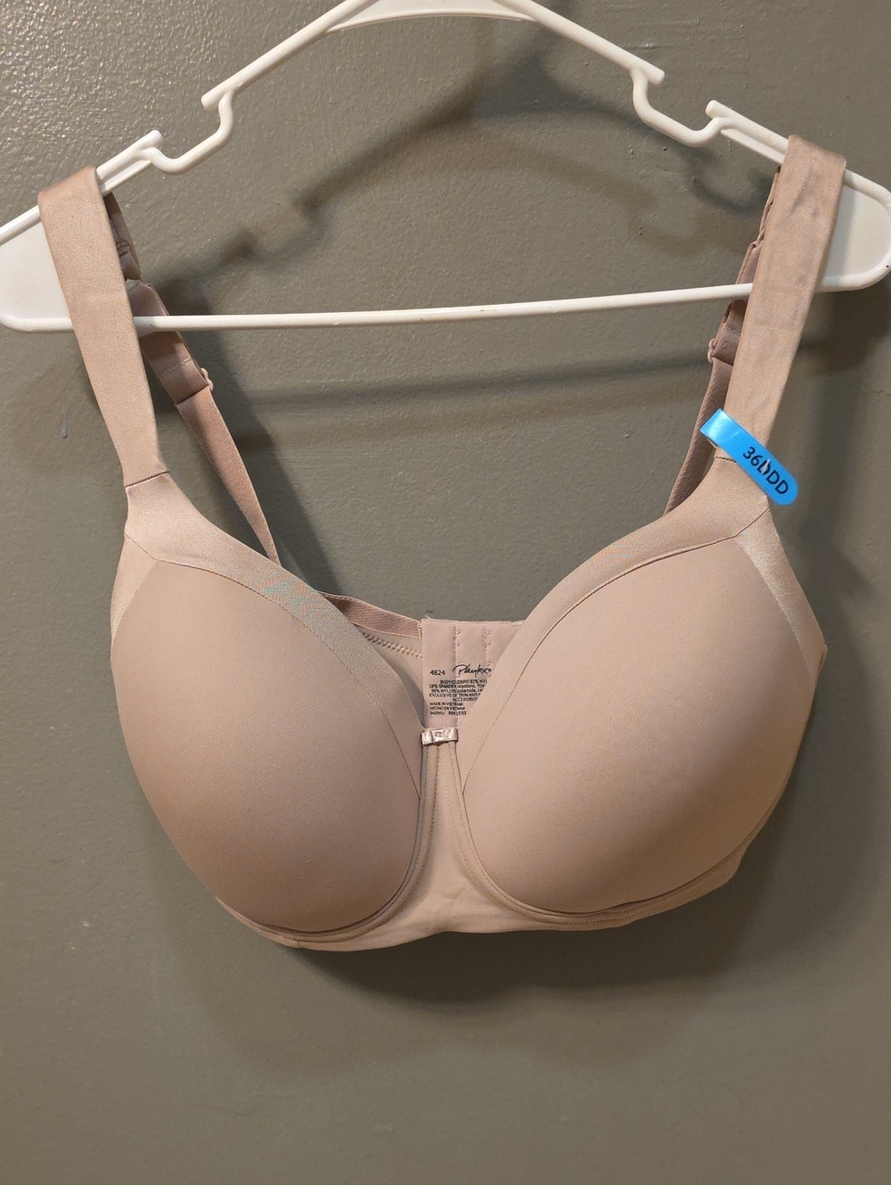Playtex 36DDD Smooth Nude Full Coverage Bra